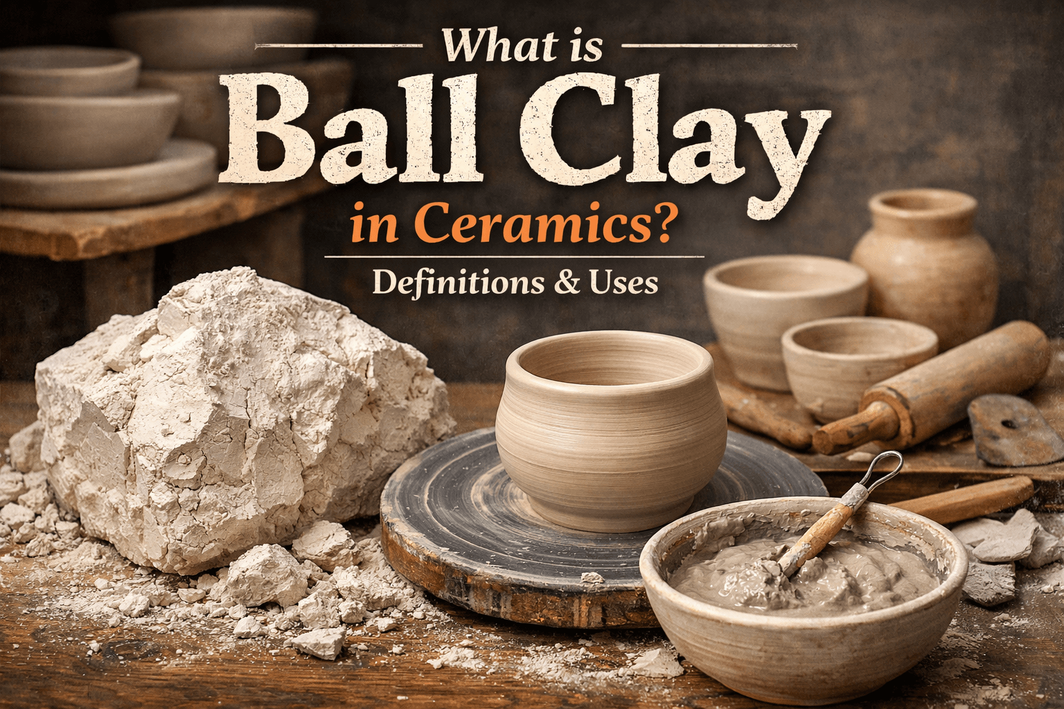 What is Ball Clay in Ceramics? Definitions & Uses